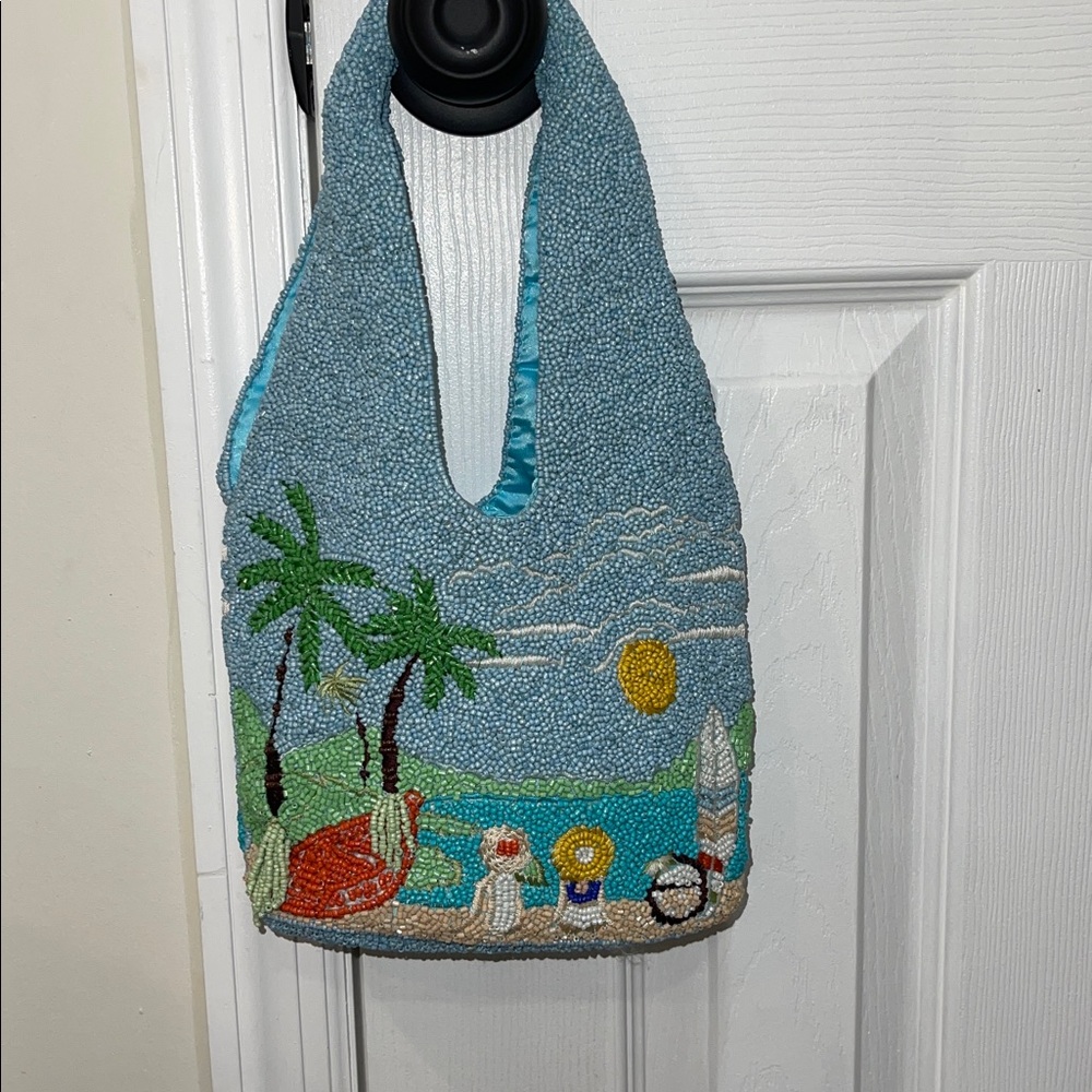 Beach beaded bag
